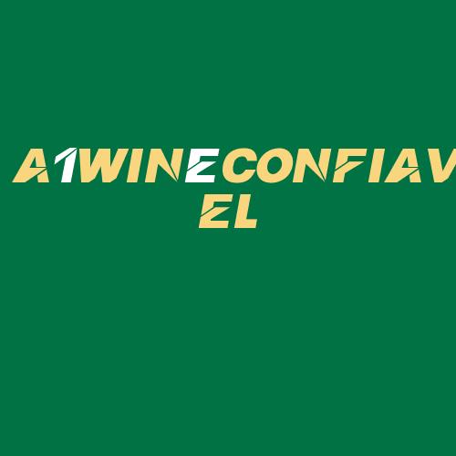 Logo da A1WINéCONFIAVEL