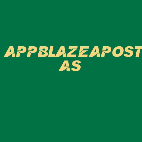 Logo da APPBLAZEAPOSTAS